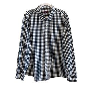 UNTUCKit -Navy Check Button Down - XXXL - China